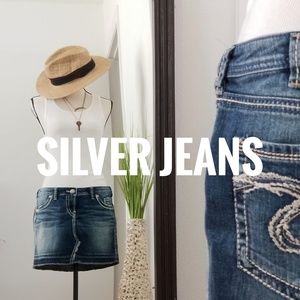 Silver Jeans Junior's Denim Skirt